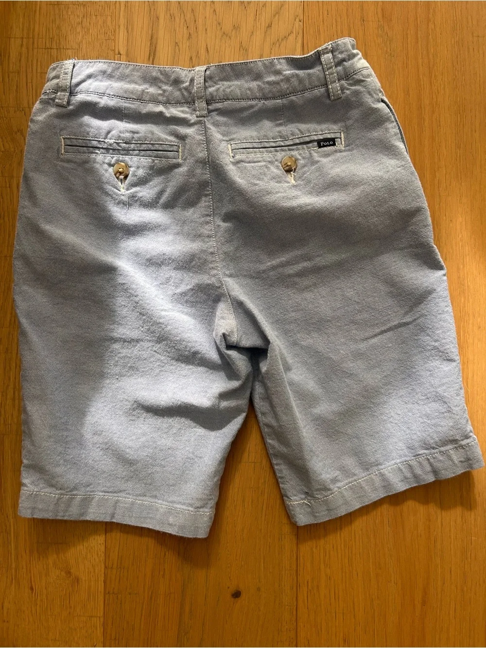 Polo Ralph Lauren Boys Light Blue Oxford Chino Shorts